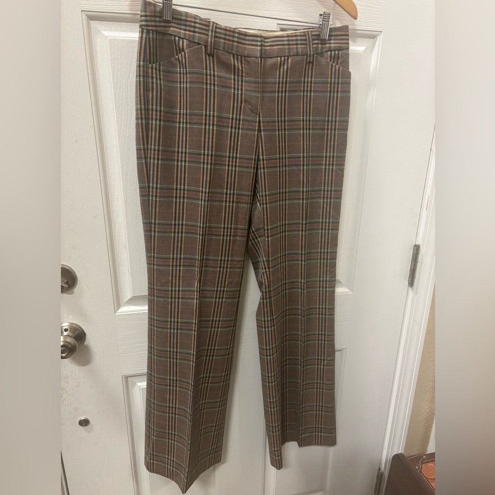 Express Editor Plaid Trouser Pants Women’s Size 6 Style 42472